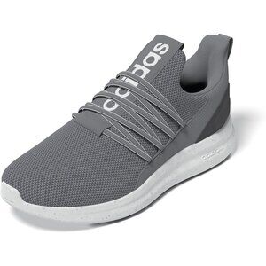 ⚡Adidas Mens Grey/White/Grey Imported Rubber Lite Racer Adapt Pull-On Shoes
